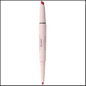 Wander Beauty Lipsetter Dual Lipstick & Liner Red Over Heels NIB 2-in-1 Lip Colo